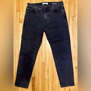 Madewell Men's Black Faded Denim Jeans